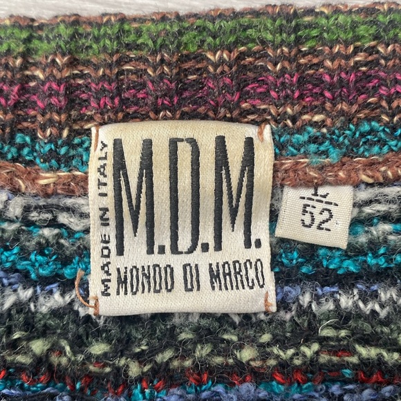 Multicolor Patterned Men's Sweater - Picture 3 of 4